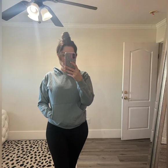 lululemon athletica Women's Hoodie - Light Gray blue - Picture 1 of 5